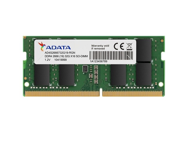 MEMORIA ADATA DDR4 SO-DIMM 16GB/2666 MHZ AD4S2666316G19-S   