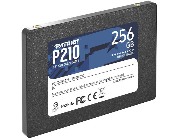 SSD SOLIDO PATRIOT 256GB P210 SATA3                         
