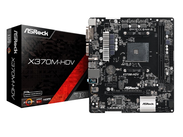 MOTHERBOARD AM4 ASROCK X370M-HDV4.0                         