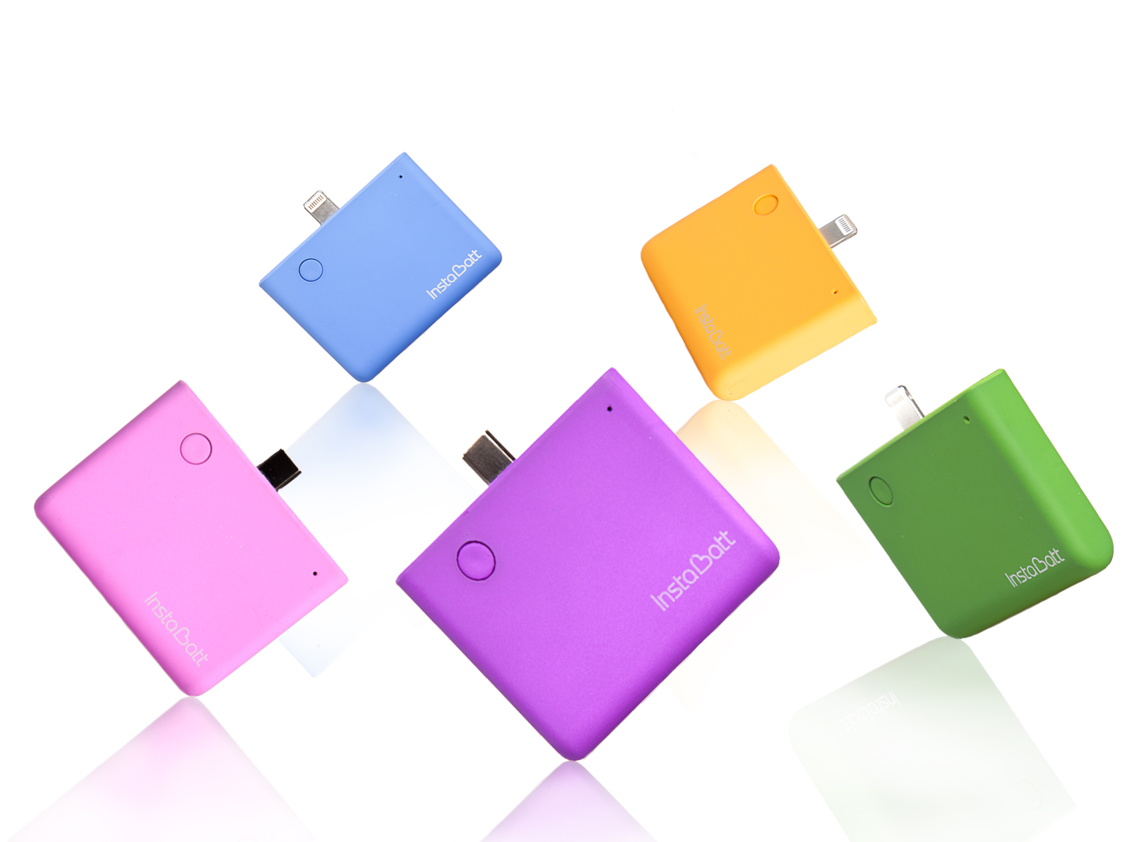 POWER BANK ANDROID INSTABATT 1200MHA VARIOS COLORES          POWER BANK ANDROID INSTABATT 1200MHA VARIOS COLORES