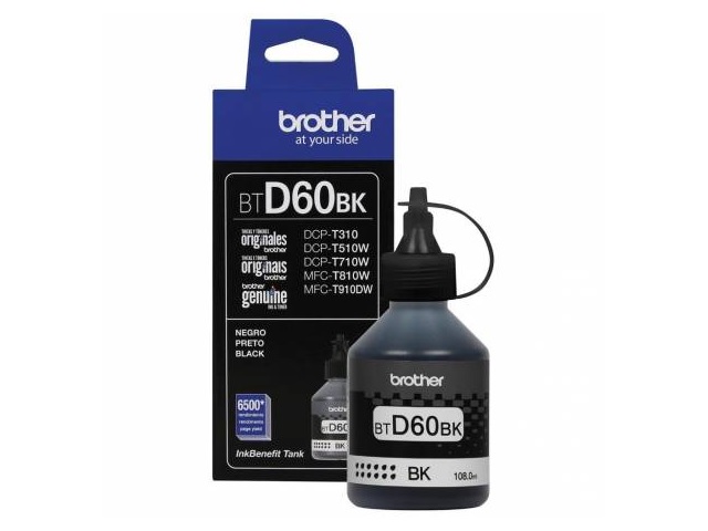 BOTELLA TINTA BROTHER BTD60BK SISTEMA CONTINUO              