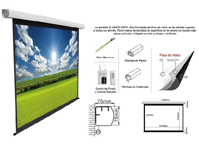 PANTALLA DE PROYECCION INTELAID 150 PANTALLA DE PROYECCION INTELAID 150