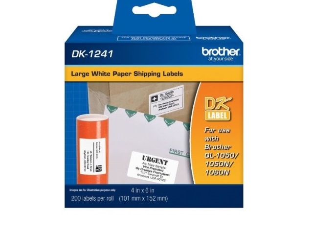 CINTA DK1241 BROTHER  - 200 ETIQUETAS 15.2 x10.2cm           CINTA DK1241 BROTHER  - 200 ETIQUETAS 15.2 x10.2cm