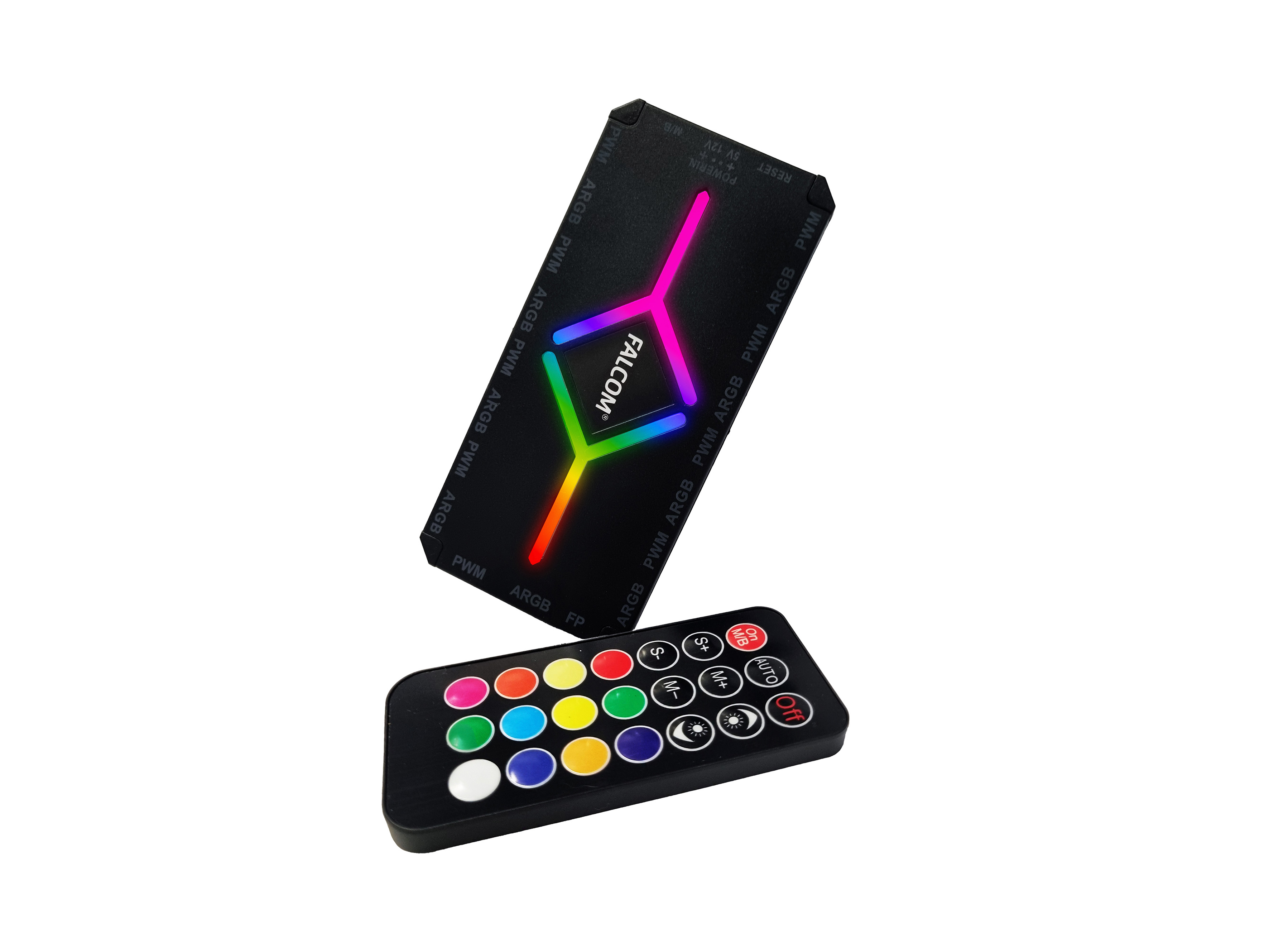 CONTROLADORA EXTERNA FALCOM ARGB C/CONTROL REMOTO            CONTROLADORA EXTERNA FALCOM ARGB C/CONTROL REMOTO