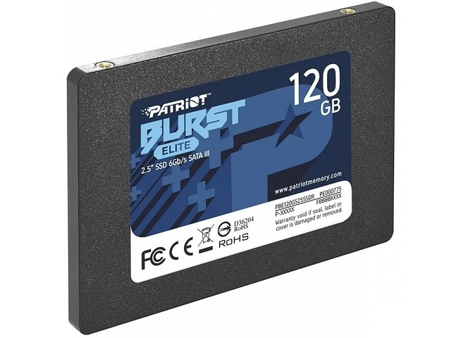 SSD SOLIDO PATRIOT 120GB BURST ELITE SATA3                   SSD SOLIDO PATRIOT 120GB BURST ELITE SATA3