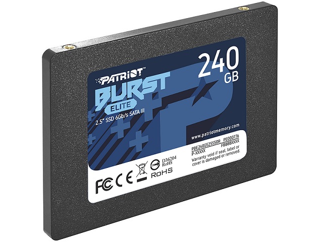 SSD SOLIDO PATRIOT 240GB BURST ELITE SATA3                   SSD SOLIDO PATRIOT 240GB BURST ELITE SATA3
